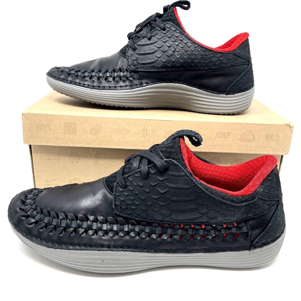 Nike Solarsoft Moccasin Woven Premium QS Yeezy Men 11 586584 006 2013 Iconic New